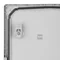 Armoire de distribution industrielle SR7 400x600x200 avec plaque métallique IP 65 - grise