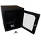 Armoire murale 10 6U, profondeur 300 mm, non compartimentée, porte vitrée, noire ALANTEC