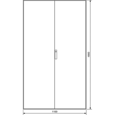 Armoire pour installation en série UNIVERS IP54/I 4 pôles