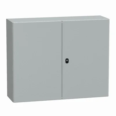 Armoire suspendue PanelSet S3D, double porte, avec plaque de montage galvanisée, IP55, 800 x 1000 x 300 mm