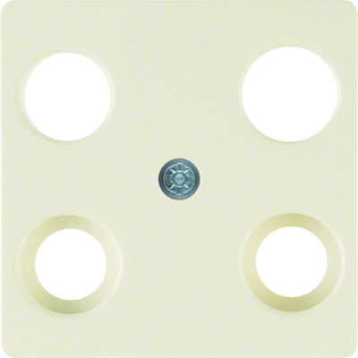 ARSYS Central plate for 4-out antenna socket, cream