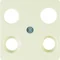 ARSYS Central plate for 4-out antenna socket, cream