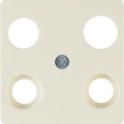 ARSYS Central plate for 4-out antenna socket, cream