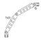 Articulated arch, LLJ200H50