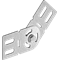Articulated connector for the cable tray, LGJH50