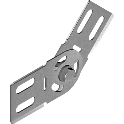 Articulated connector for the tray