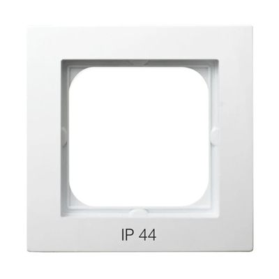 AS Cadre simple pour interrupteurs IP44, blanc