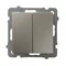 AS Conector de doble cruz satinado ligero