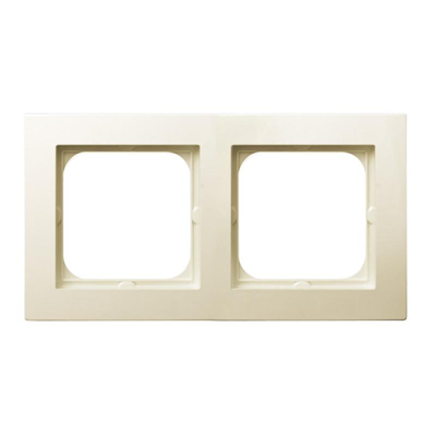 AS Cornice doppia per interruttori IP44 colore ecrù