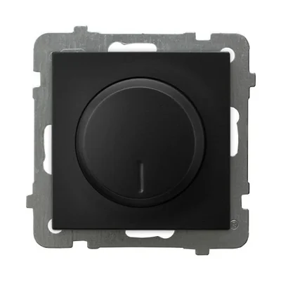 AS Dimmer universale per carichi a incandescenza e LED, nero metallizzato