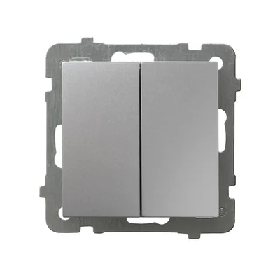 AS Double cross connector silver