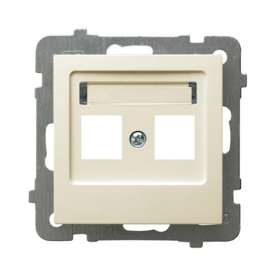 AS Enclosure of a double computer socket