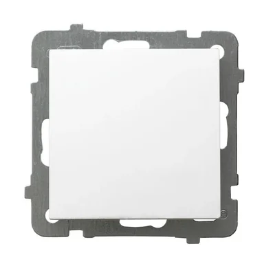 AS Interruttore unipolare, bianco, senza cornice