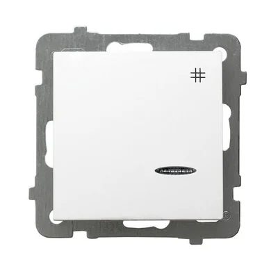 AS Łącznik krzyżowy z podświetleniem pomar biały bez ramki