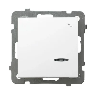 AS Łącznik schodowy z podświetleniem pomara biały bez ramki