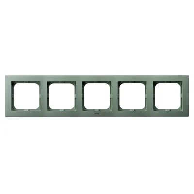 AS Marco quíntuple para interruptores IP-44, verde mate