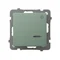 AS Normally open switch "light" with blue illumination, green matt
