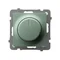 AS Push-button/rotary dimmer suitable for incandescent and non-incandescent loads, matt green