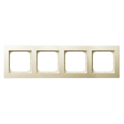 AS Quadruple frame for IP44 ecru switches