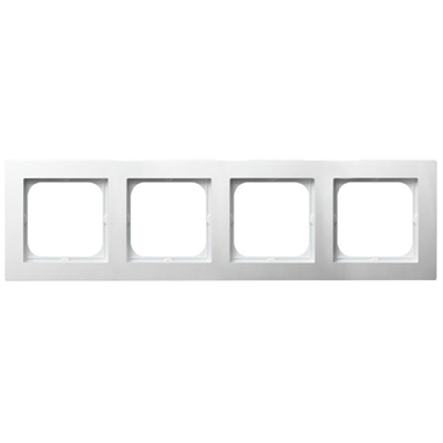 AS Quadruple frame for IP44 switches, white