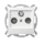 AS RTV-SAT socket white