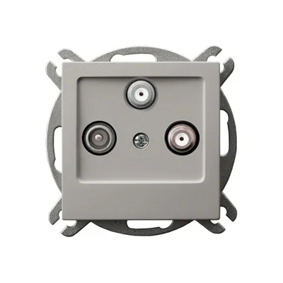AS RTV-SAT socket with two SAT outputs cashmere