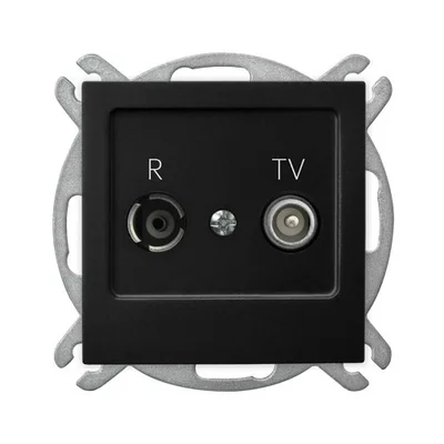 AS RTV terminal socket ZAK-10 black metallic
