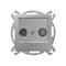 AS RTV termination socket 10-dB silver