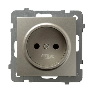 AS Satin light single socket