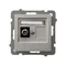 AS Single antenna socket type F cashmere