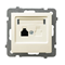 AS Single ecru telephone socket