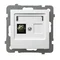 AS Single equipotential socket, white