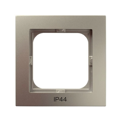 AS Single frame for IP-44 satin light switches