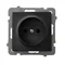 AS Single socket black metallic