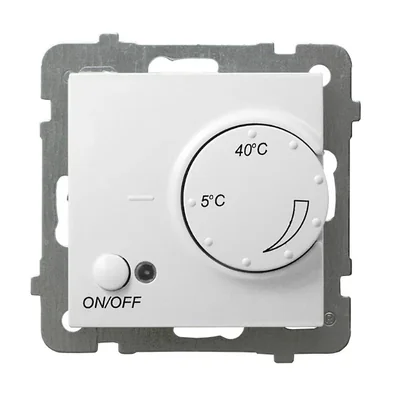 AS Temperature regulator white, without frame