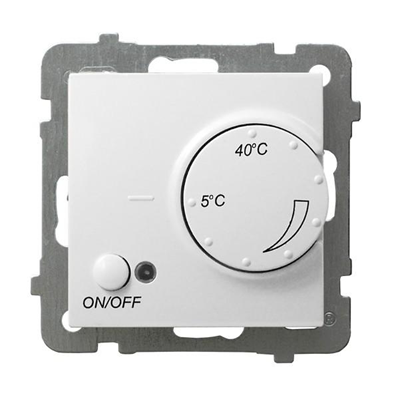 AS Temperature regulator white, without frame