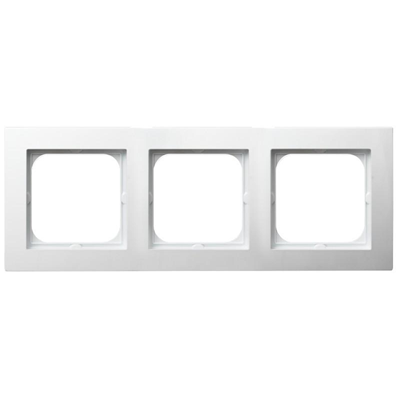 AS Triple frame for IP44 switches, white