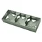 AS Triple wall-mounted installation box, matt green