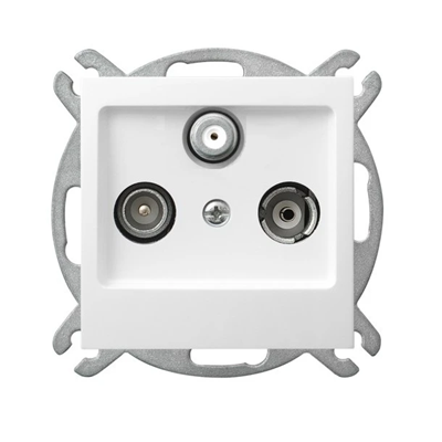 AS TV socket DATA white