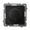 AS Universal dimmer for incandescent and LED loads, black metallic
