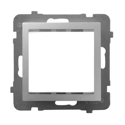 AS Unterputzadapter für das OSPEL 45 System für die As-Serie, silber