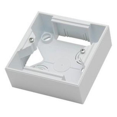 AS Wall-mounted single white installation box