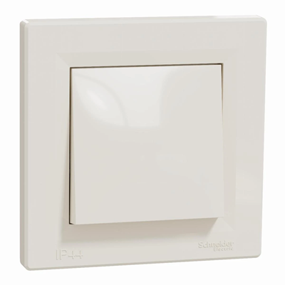 ASFORA 1-pole connector IP44 cream