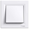 ASFORA 1-pole switch without frame white