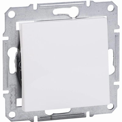 ASFORA 1-pole switch without frame white