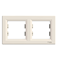 ASFORA 2-fold horizontal cream frame