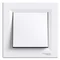 ASFORA 2-pole connector with screw terminals white