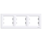 ASFORA 3-fold horizontal white frame