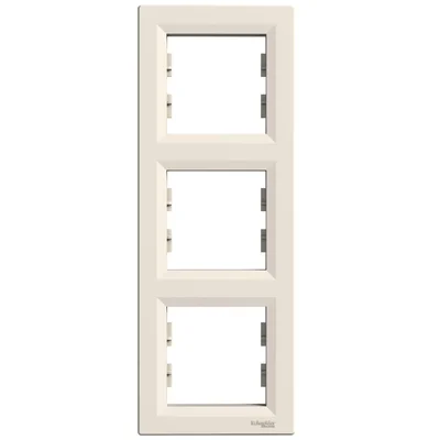 ASFORA 3-fold vertical cream frame