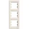 ASFORA 3-fold vertical cream frame